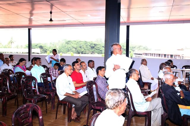Members at the general body meeting